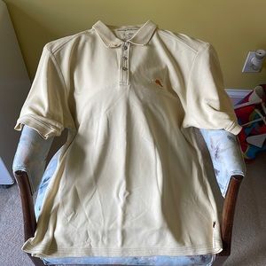 Yellow Tommy Bahama XL Golf Polo